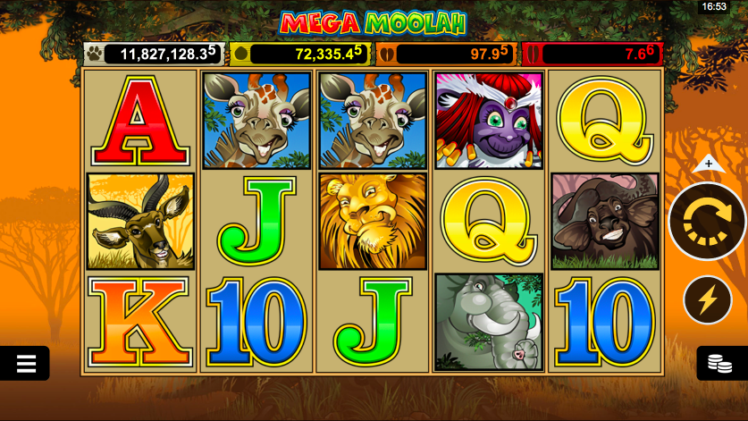Progresyvus lošimo automatas - Mega Moolah