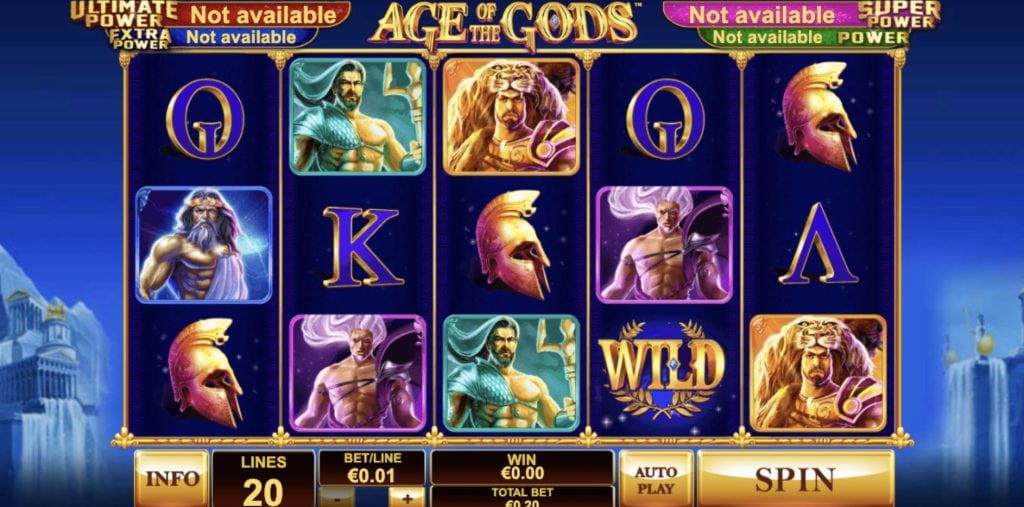 Žaisti dabar - Age of the Gods: King of Olympus