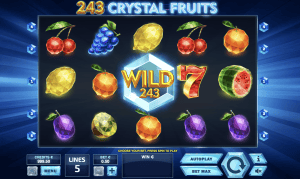 243 Crystal Fruits žaidimo eiga