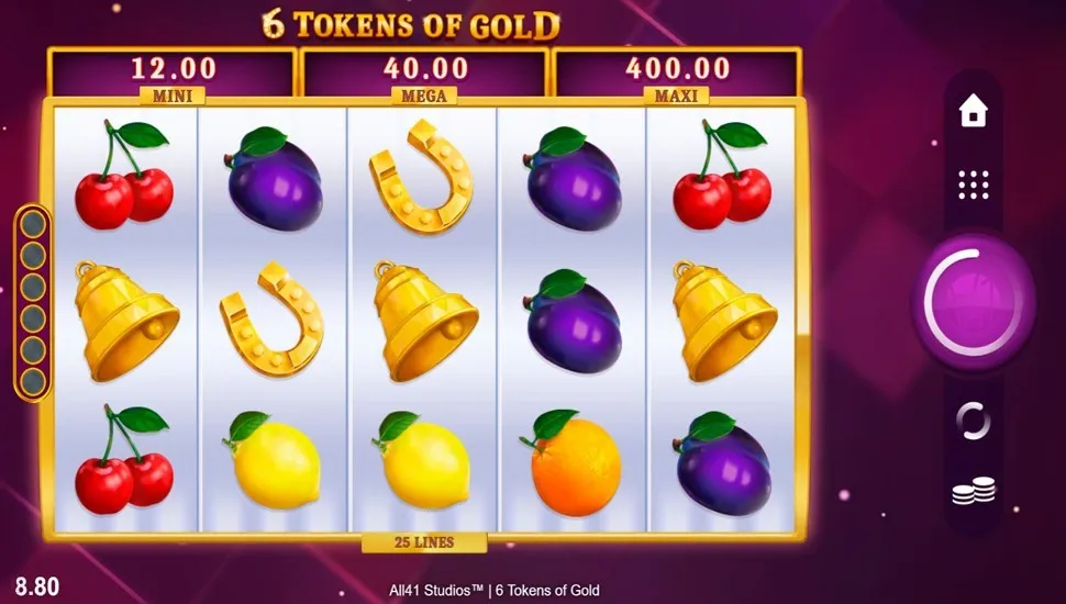 Žaisti dabar - 6 Tokens of Gold