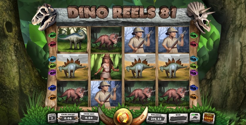 Žaisti dabar - Dino Reels 81