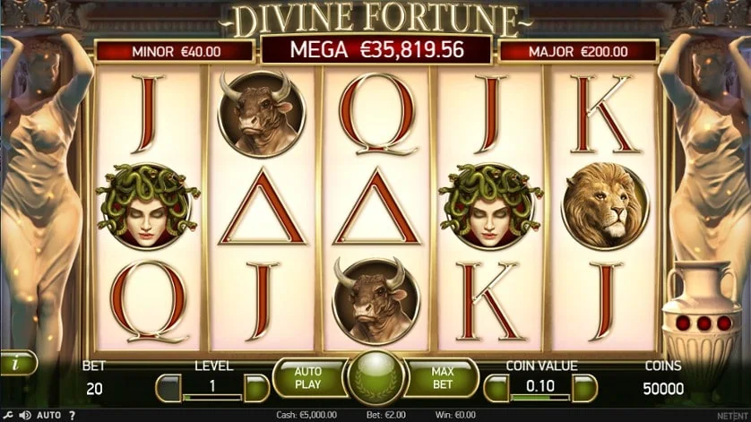 Žaisti dabar - Divine Fortune