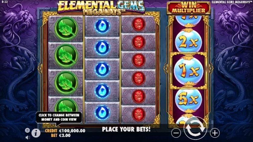 Žaisti dabar - Elemental Gems Megaways