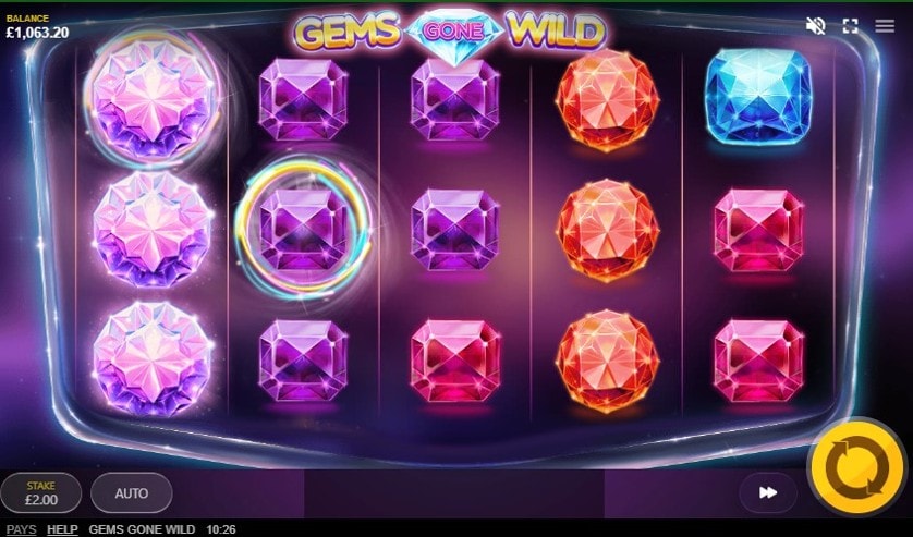 Žaisti dabar - Gems Gone Wild