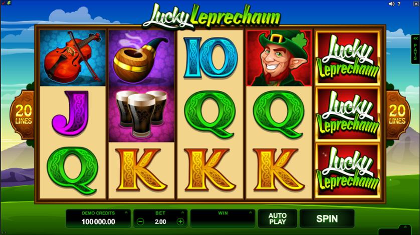 Žaisti dabar - Lucky Leprechaun