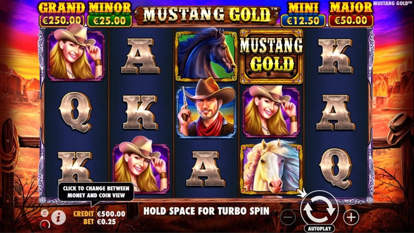 Žaisti dabar - Mustang Gold