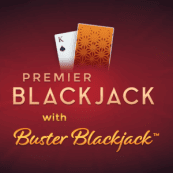 Premier Blackjack with Buster Blackjack Switch Studios logo