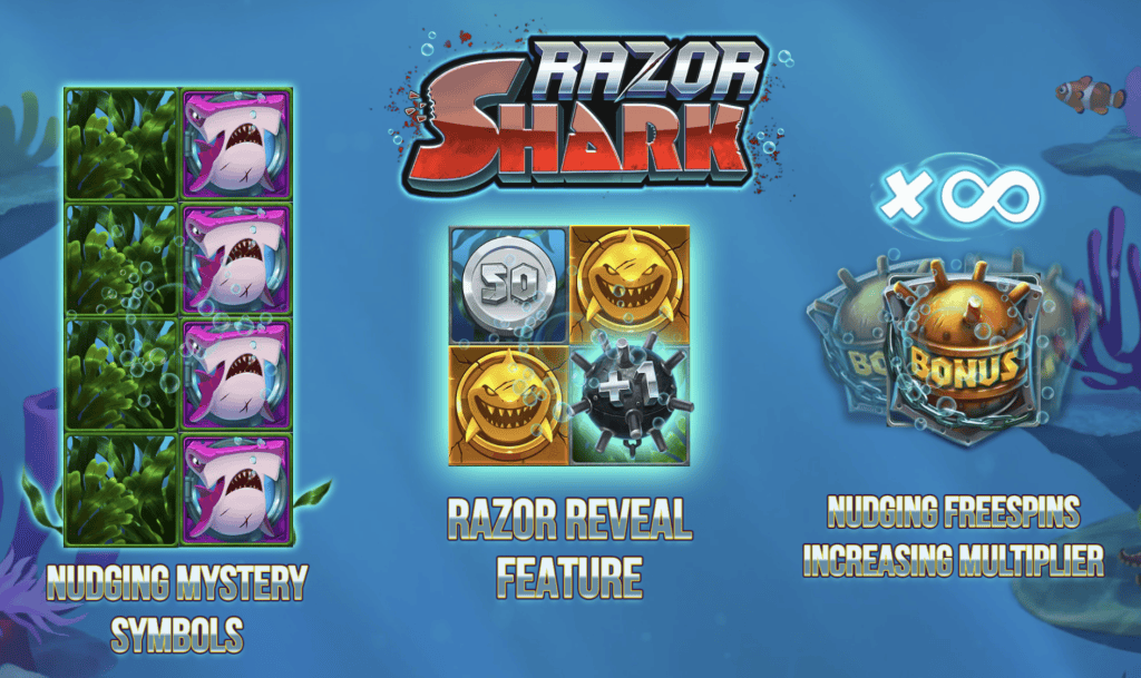 Razor Shark symbols