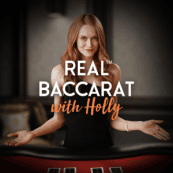 Real Baccarat with Holly Microgaming logo