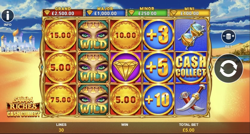 Žaisti dabar - Sahara Riches Cash Collect