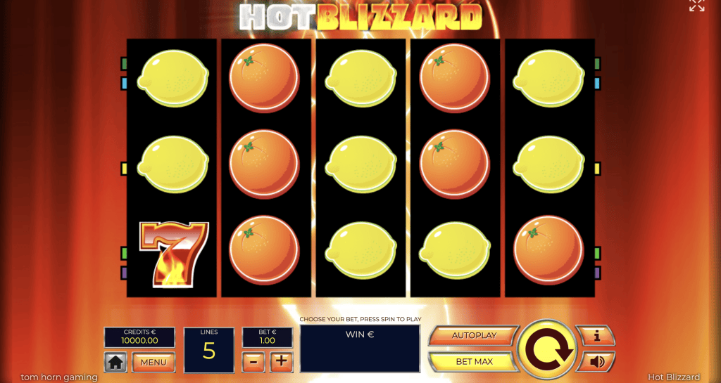 Hot Blizzard lošimo automato apžvalga