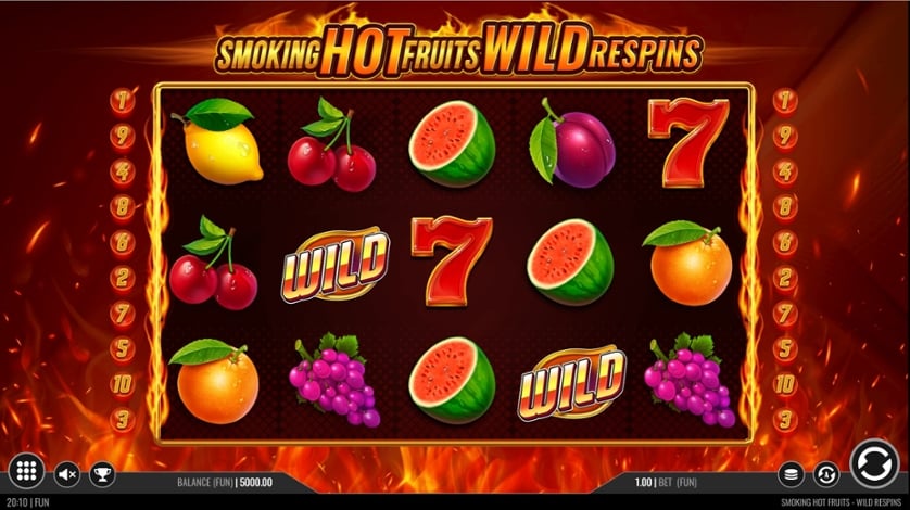 Žaisti dabar - Smoking Hot Fruits Wild Respins