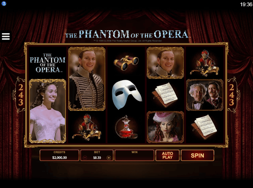 Žaisti dabar - The Phantom Of The Opera