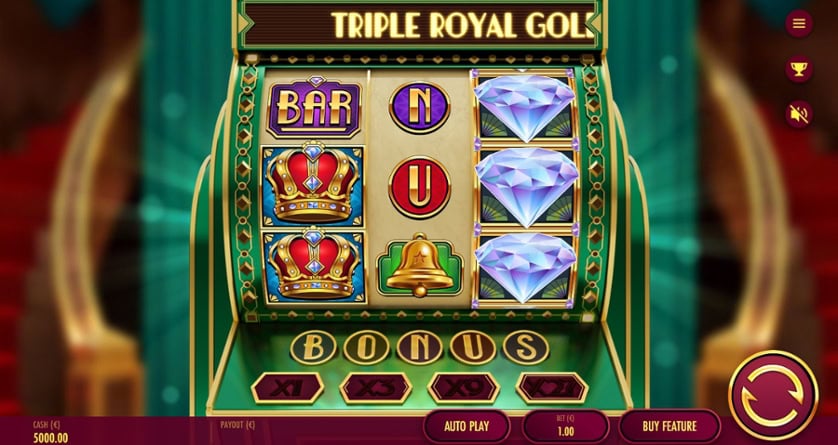 Žaisti dabar - Triple Royal Gold