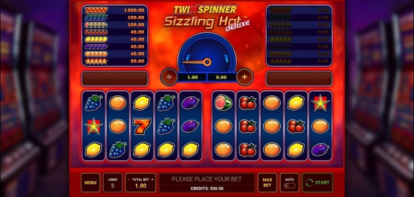 Žaisti dabar - Twin Spinner Sizzling Hot Deluxe