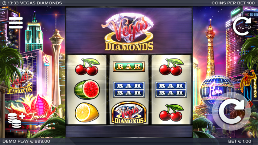 Žaisti dabar - Vegas Diamonds