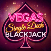 Vegas Single Deck Blackjack Switch Studios logo