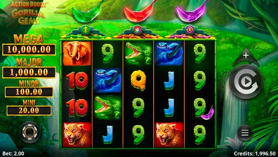 Žaisti dabar - Action Boost Gorilla Gems