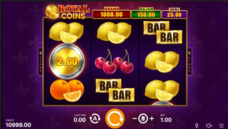 Žaisti dabar - Royal Coins: Hold and Win