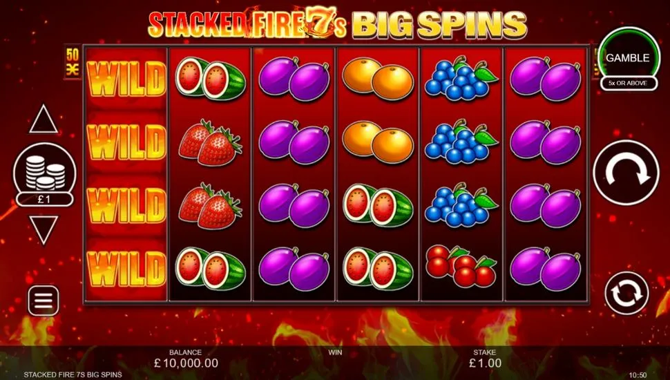 Žaisti dabar - Stacked Fire 7s Big Spins