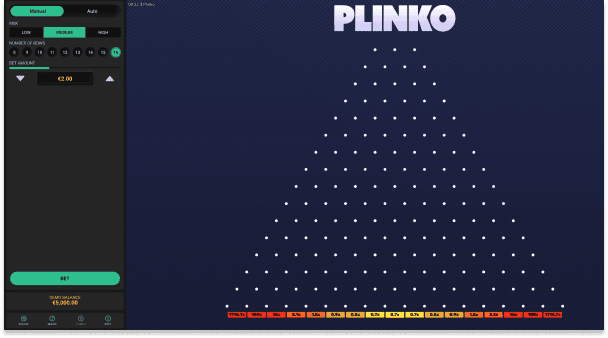 Žaisti dabar - Plinko