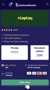 Atsidarykite kazino su mūsų nuoroda