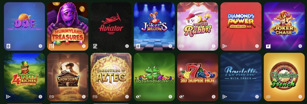 RioPlay Casino žaidimai