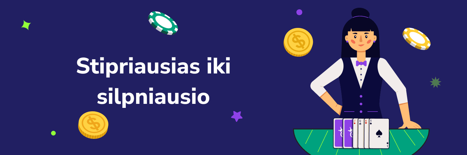 Stipriausias iki silpniausio
