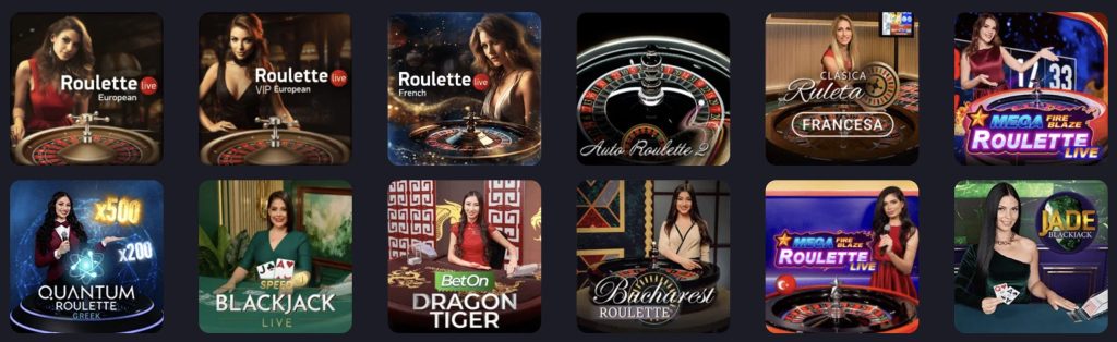 Spinarium Live casino