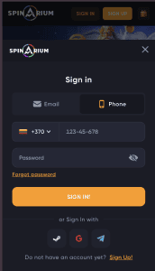 Užpildykite registracijos formą