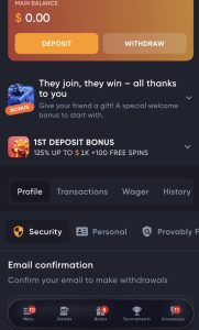 Dabar patvirtinkite tapatybę