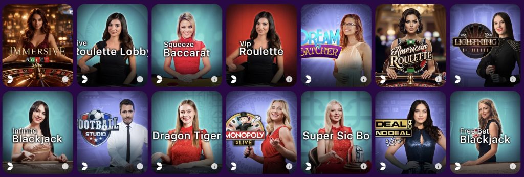 Fantasino Live Casino