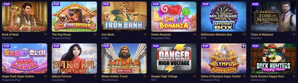 EmperiaCasino žaidimai