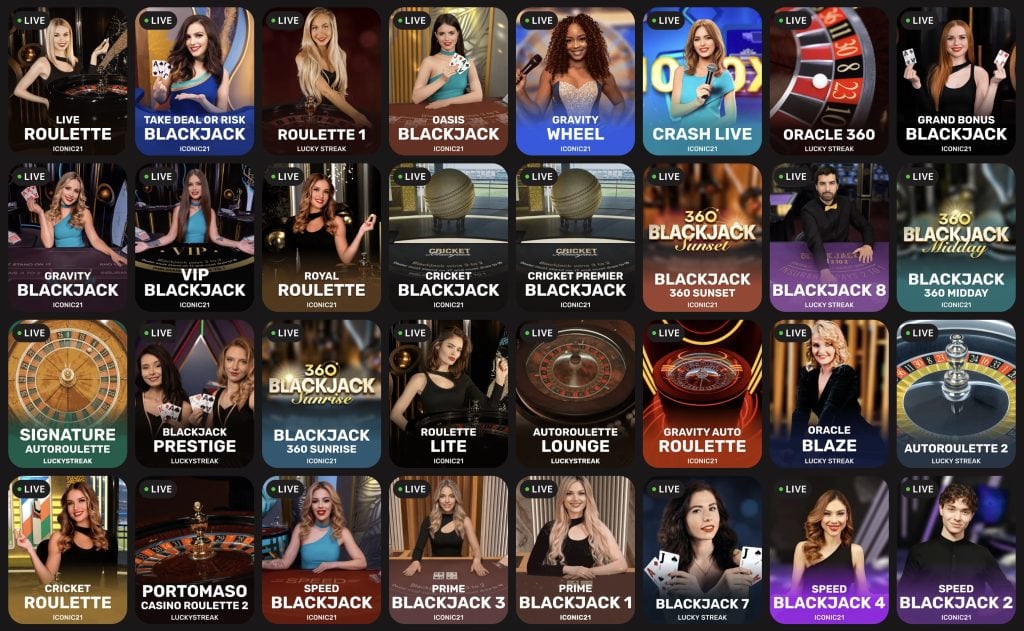Iris Casino - Live Casino