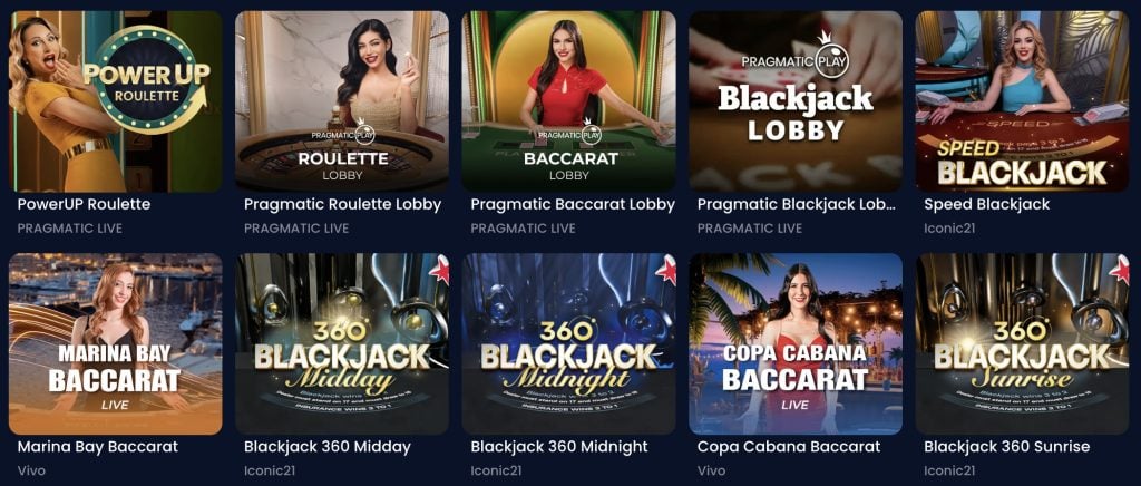 Rollcasino Live Casino