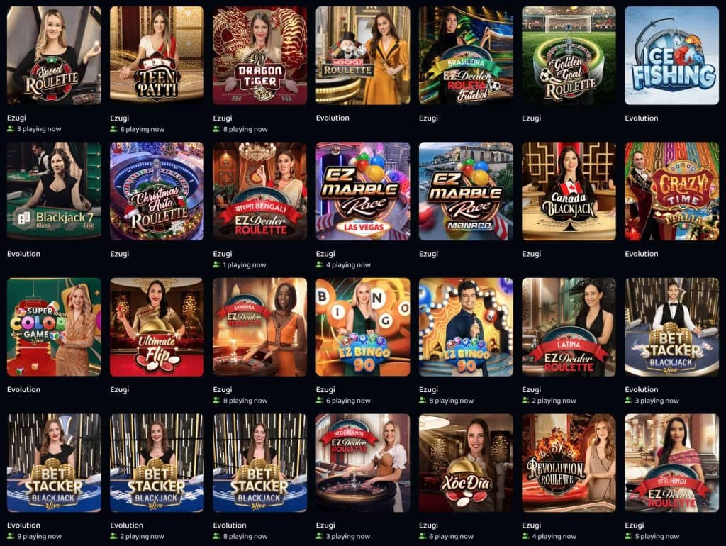 Pike Casino Live Casino