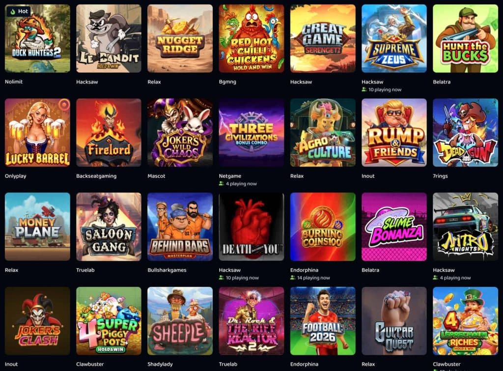Pike Casino Lošimo automatai